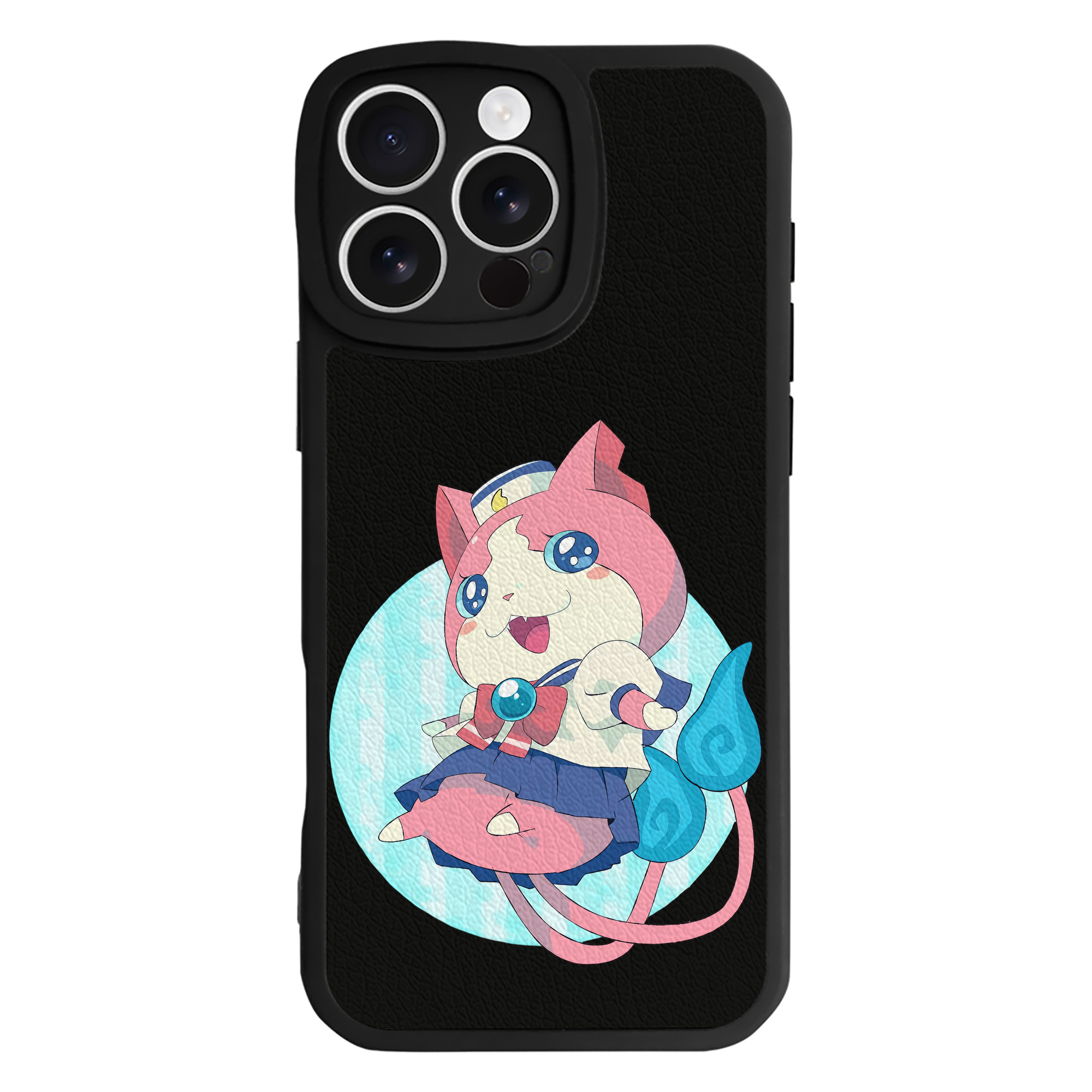 （画像用） 妖怪ウォッチ Yo-kai Watch 【iPhone 16シリーズ対応】シリコンスマホケース（レザー調） 材質：シリコン